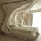 Modern futuristic art nouveau bedroom decor, fusion of timeless elegance and avant-garde design, transforming your