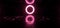 Modern Futuristic Neon Lights Circle Shape Technology Schematic Chip Texture Reflective Dark Tunnel Room Corridor Alien Spaceship