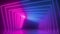 Modern and futuristic pink and blue colors neon lines neon lights looped animated background