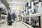 Modern gas boiler room