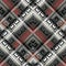 Modern geometric meander seamless pattern. Vector luxury abstract greek key background. 3d wallpaper. Geometric black white red s