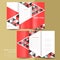 Modern geometric tri fold brochure