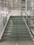 Modern glass stair vertically photo