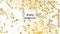 Modern Gold Confetti, Falling Stars, Streamers, Tinsel. Cool Luxury Christmas, New Year, Birthday Party Holiday Texture Horizontal