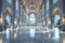 Modern Gothic church converted into an event space3D render