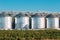 Modern Granary, Grain-drying Complex, Commercial Grain Or Seed Silos