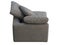 Modern gray fabric upholstery chair. 3d render