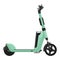 Modern green Kick scooter - sustainable transport