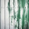 Modern green and white watercolor painted plank wall texture background with copy space, AI generated