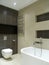 Modern grey bathroom