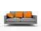 Modern grey sofa