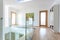 Modern hallway on the attic