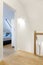 Modern hallway with bedroom door