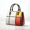 Modern Handbag With Stylized Color Blocks - Consumer Culture Critique
