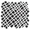 Modern handdrawn diagonal checkered pattern. Stylish vector design