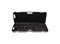 Modern hard plastic case with a combination lock for storing and transporting weapons. Luxury rifle case