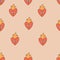 Modern heart with fire seamless pattern. Magical seeing heart with third eye. Occult esoteric mystic symbol. Alchemy