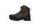 Modern high boots for extreme conditions. Shoes for climbers, hunters or for outdoor recreation. Isolate on a white back