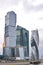 Modern high business centre landscape in Moscow