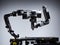 Modern High Tech Industrial Robotic arm on the factor. Generative AI