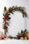 Modern holiday decor Stylish festive home Christmas centerpiece ideas Winter home styling