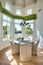 Modern home breakfast dining nook