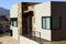 Modern house in desert mesa