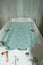 Modern hydro-massage bath filled with water in a balneological resort in a luxury hotel or Spa, vertical shot, relaxation and