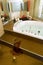 Modern hydro massage bathtub deep-set