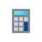 Modern icon calculator colorful
