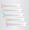 Modern infographics colorful design template with