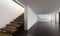 Modern interior with wooden stairs | Interior Architecture