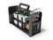 Modern inverter welding machine black disassembled 3d render on