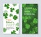 Modern invitation to a party St. Patrick.