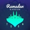 Modern Islamic Ramadan Background With Elegant Mosque