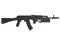 modern kalashnikov AK 74M assault rifle with underbarrel grenade launcher