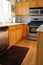 Modern kitchen cabinets in oak