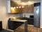 Modern kitchen interior - refrigerator furniture stove sink