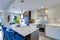 Modern kitchen room in a condo home