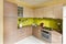 Modern kitchen, stylish interior design