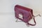 Modern leather female bag . Women`s handbag, Ladies bag, Purple female clutch, Purple trendy handbag.Women`s bag