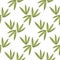 Modern leaves seamless pattern on white background. Abstract leaf endless wallpaper