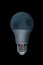 Modern led light bulb for household lamps, energy-saving and eco-friendly technology