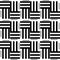 Modern line art texture background. Seamless monochromatic pattern with black and white stripes