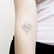 Modern Linear Mountain Tattoo Inspired By Miwa Komatsu