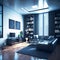 Modern Living Room Interior Design Architectural Concept for Hotels, Condominiums and Apartments