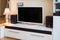Modern living room - TV and speakers