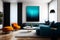 Modern Living: A Stylish and Chic Interior Design - Background Desktop Landscape Generated AI