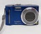 Modern Lumix ZS7 digital camera in blue