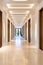 Modern luxury beautiful big bright hallway. generative AI